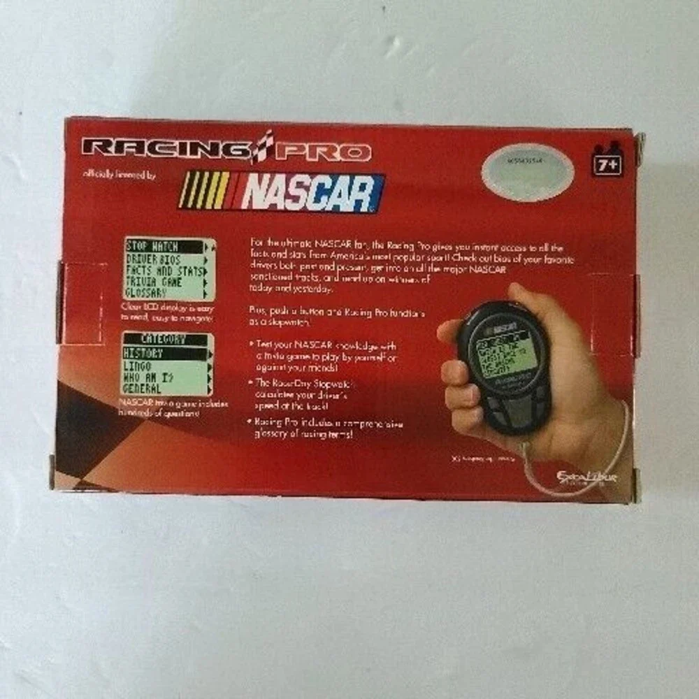 Racing Pro NASCAR Stopwatch Trivia Game & More By Excalibur Ultimate Fan Item